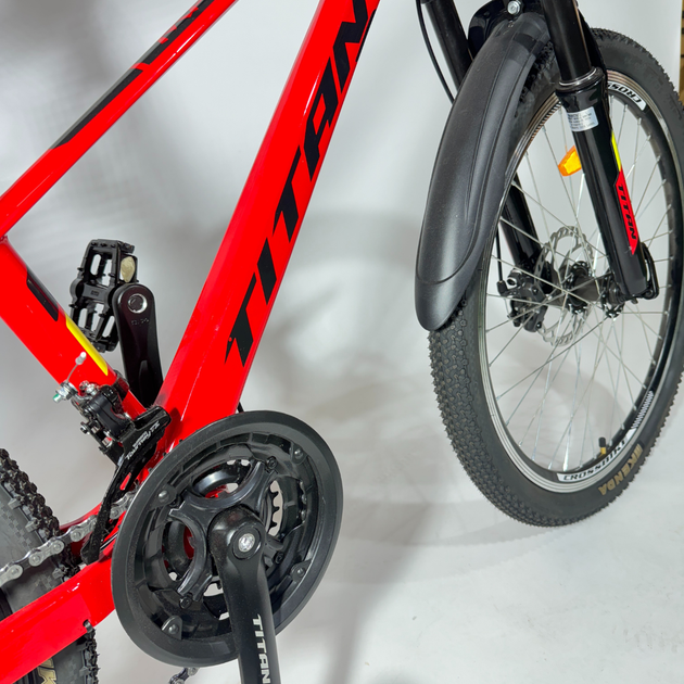 Велосипед Titan 24" Mars 2024 Рама-11" red - изображение 6