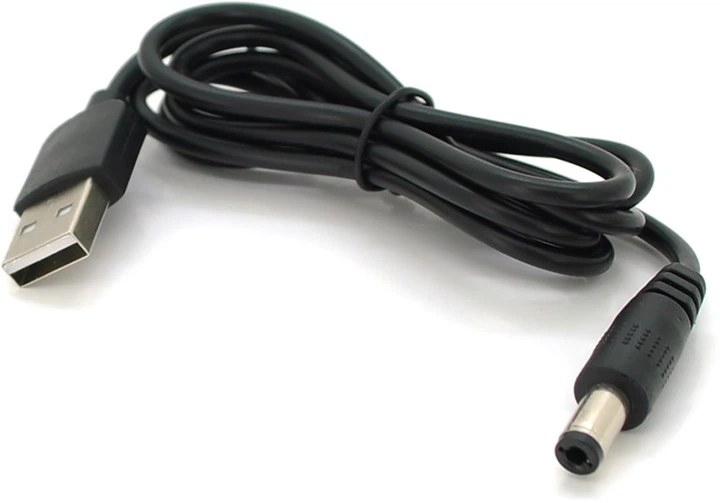 Кабель для роутерів/свічок/світлодіодної стрічки Voltronic 5.5/2.1 мм (M) USB2.0 (Out: 5В) 0.7 м Black (YT29169) - Фото 1 Кабель для роутерів/свічок/світлодіодної стрічки Voltronic 5.5/2.1 мм (M) USB2.0 (Out: 5В) 0.7 м Black (YT29169) - зображення 1