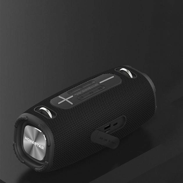 Портативная беспроводная Bluetooth колонка Hopestar H50 black - Фото 3 Портативная беспроводная Bluetooth колонка Hopestar H50 black - изображение 3