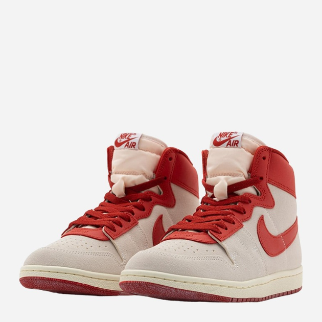 Buty do koszykówki męskie za kostkę Nike Jordan Brand Air Ship DZ3497-106 50.5 Beżowy/Czerwony (196605484212) - obraz 2