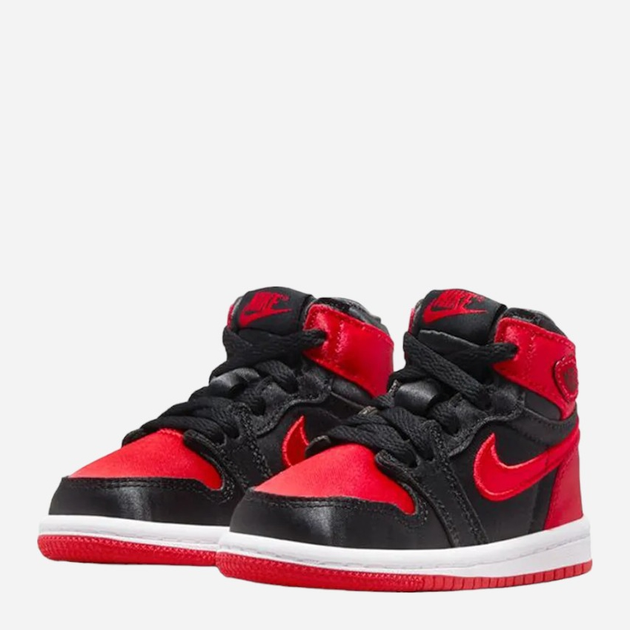 Дитячі кросівки для хлопчика Nike Jordan Brand Jordan 1 Retro High OG FD5305-061 23.5 Чорний/Червоний (196969521851) - зображення 2