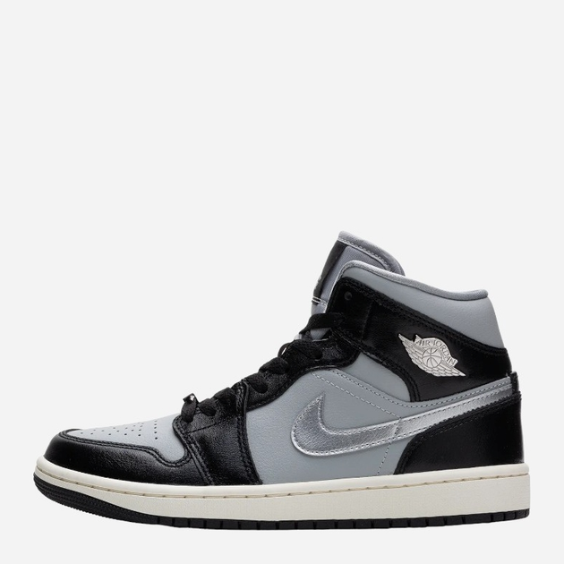 Жіночі кросівки для баскетболу Nike Jordan Brand Air Jordan 1 Mid SE Wmns FB9892-002 39 Сірий/Чорний (196969071400) - зображення 1