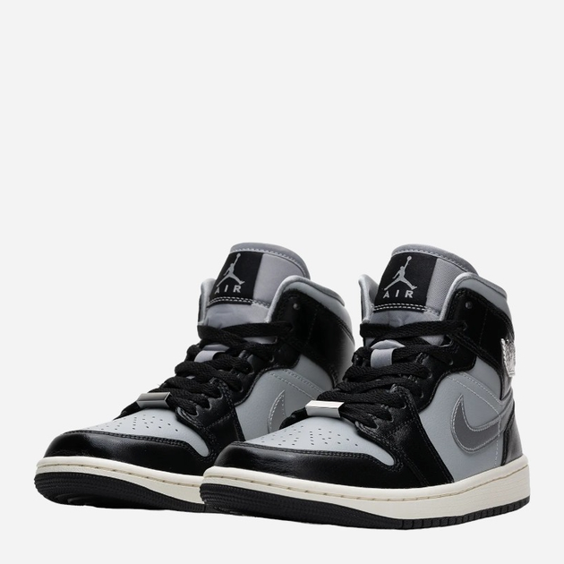 Buty do koszykówki damskie za kostkę Nike Jordan Brand Air Jordan 1 Mid SE Wmns FB9892-002 39 Szary/Czarny (196969071400) - obraz 2