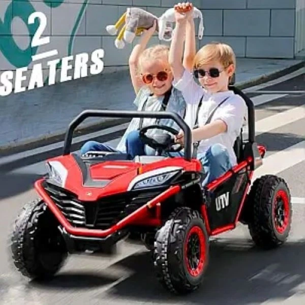 Детский электромобиль Buggy TY 608 4x4, 4 мотора по 45W, 12V10AH, MP3, USB, AUX, CD Red - изображение 2