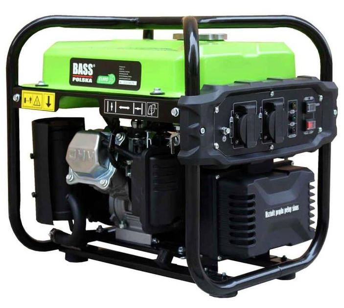 Inwertowy generator benzynowy Bass Polska 5046 2200 W (5902067625842) - obraz 1