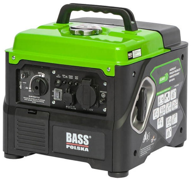 Inwertowy generator benzynowy Bass Polska 5018 1000 W (5902067626009) - obraz 4