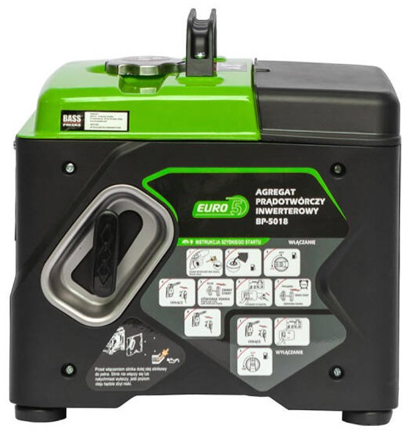 Inwertowy generator benzynowy Bass Polska 5018 1000 W (5902067626009) - obraz 5