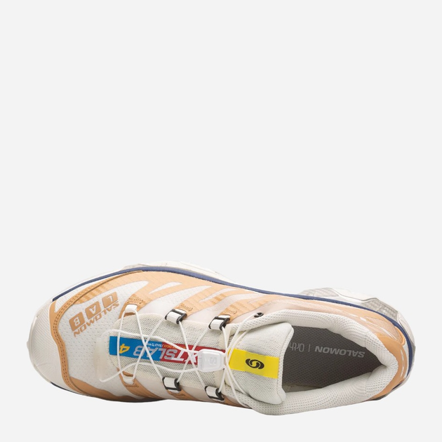 Buty do biegania męskie Salomon XT-4 OG L47299700 45.5 Beżowy/Pomarańczowy (195751404969) - obraz 4