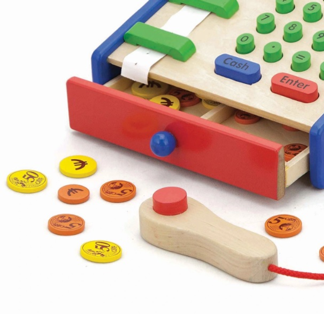 Zabawka Viga Toys Kasa fiskalna (6934510596927) - obraz 3