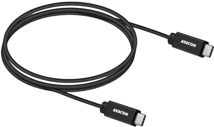 Kabel Avacom 3.2 gen 2 USB Type-C - USB Type-C M/M 1 m Czarny (DCUS-TPCC-10K60W) - obraz 2