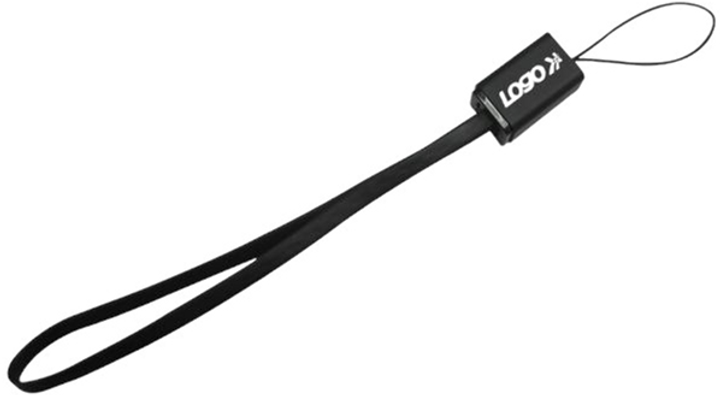 Кабель Logo KVUM005W0L 2.0 USB Type-A - Micro USB M/M 0.3 м Чорний (8590274336285) - зображення 2