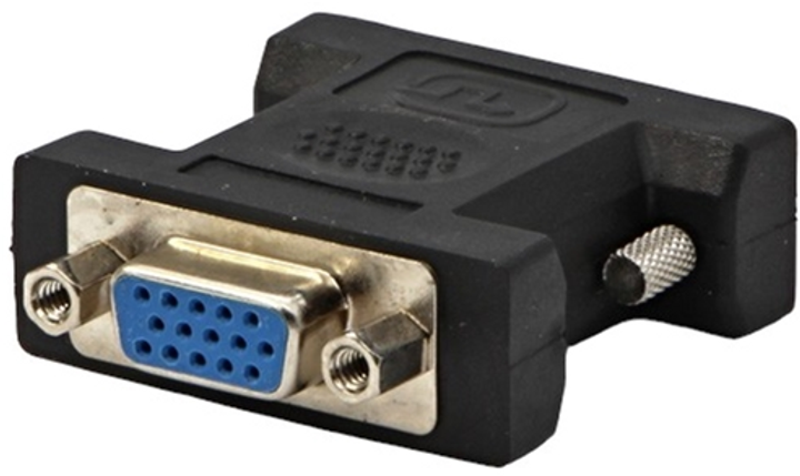 Adapter Logo Video Reduction DVI 24+5 - VGA D-sub M/F Czarny (8590274422469) - obraz 2