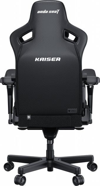 Крісло ігрове Anda Seat Kaiser 3 Pro Size XL Black Fabric (AD12YDC-XL-01-B-CF-B02) - зображення 3