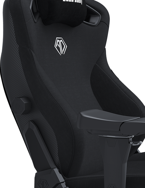 Крісло ігрове Anda Seat Kaiser 3 Pro Size XL Black Fabric (AD12YDC-XL-01-B-CF-B02) - зображення 6