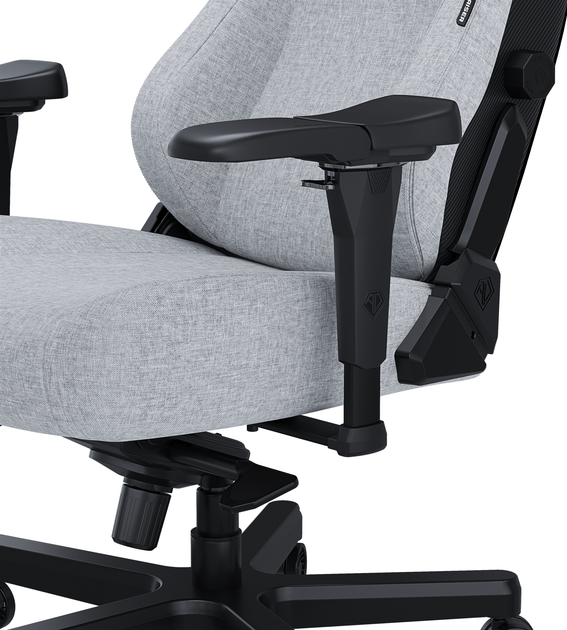Крісло ігрове Anda Seat Kaiser 3 Pro Size XL Grey Fabric (AD12YDC-XL-01-G-PV/F-G02) - зображення 4