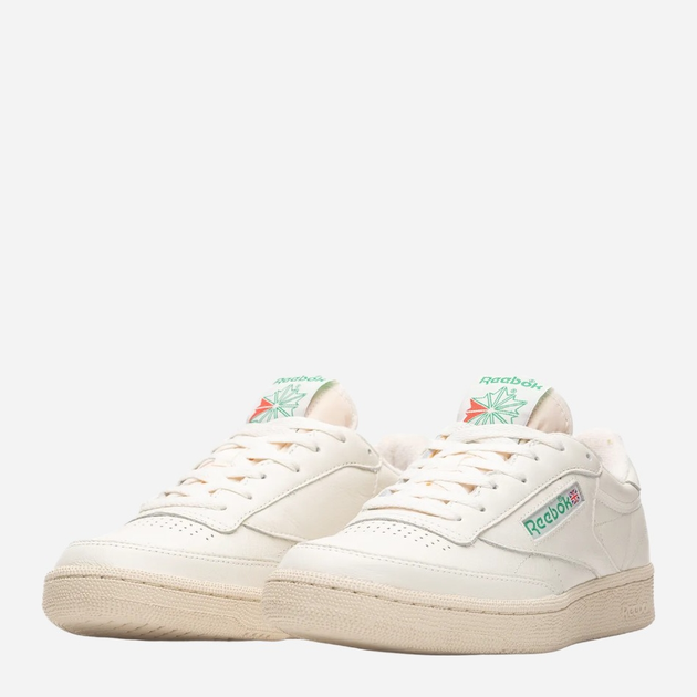 Tenisówki damskie skórzane Reebok Club C 1985 TV 100000317 40.5 Białe (4061617834828) - obraz 2