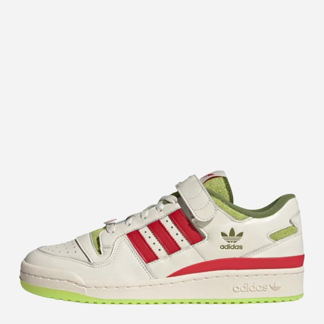 Sneakersy damskie skórzane adidas Forum Low x The Grinch ID3512 37.5 Białe (4067886722019) - obraz 1