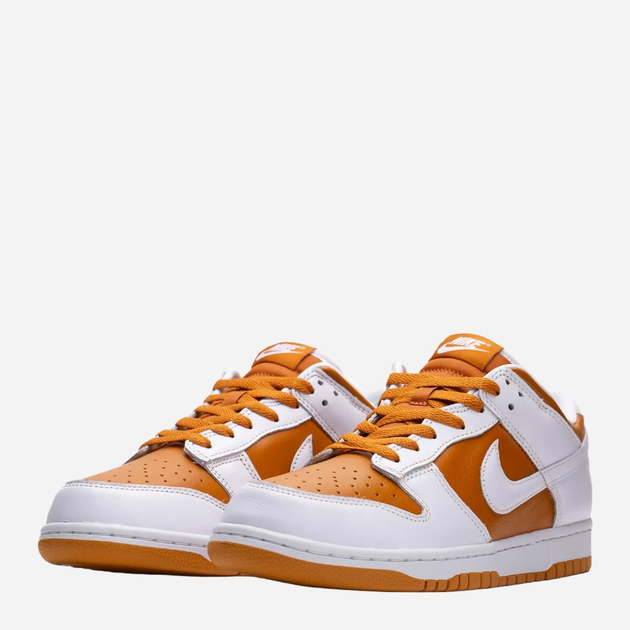 Tenisówki męskie do kostki Nike Dunk Low FQ6965-700 41 Biały/Pomarańczowy (196975547920) - obraz 2