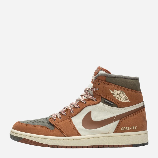 Buty do koszykówki męskie za kostkę Nike Jordan Brand Air Jordan 1 High Element Gore-Tex DB2889-102 42 Brązowe (196975655359) - obraz 1