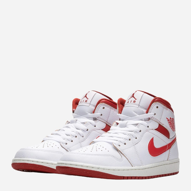 Buty do koszykówki męskie za kostkę Nike Jordan Brand Air Jordan 1 Mid SE FJ3458-160 45.5 Białe (196975614769) - obraz 2