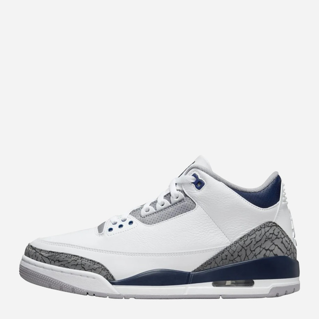 Чоловічі снікери Nike Jordan Brand Air Jordan 3 Retro CT8532-140 45 Білі (196975525454) - зображення 1