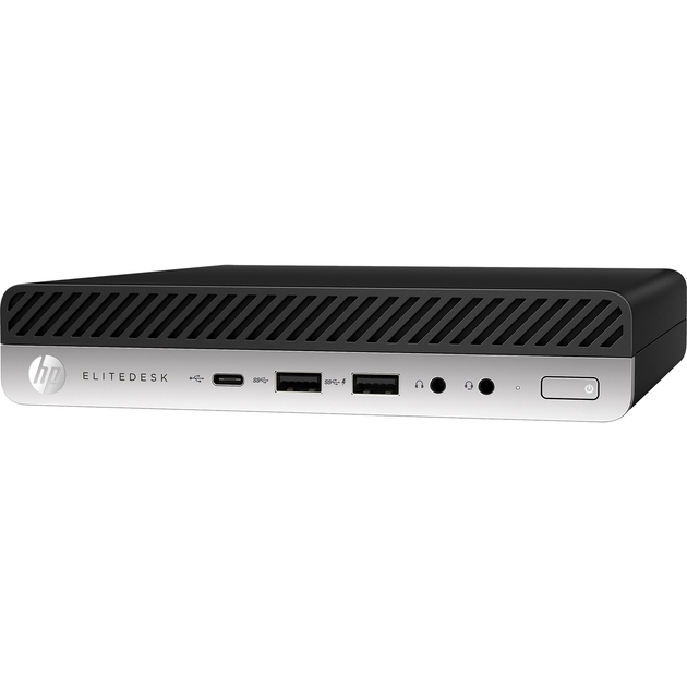 Мини ПК HP EliteDesk 705 G4 / AMD Ryzen 5 Pro 2400G / RAM 16GB / SSD 256GB / LAN / Wi-Fi 5 / Bluetooth 4.2 / Windows 11 / Black Б/В - изображение 3