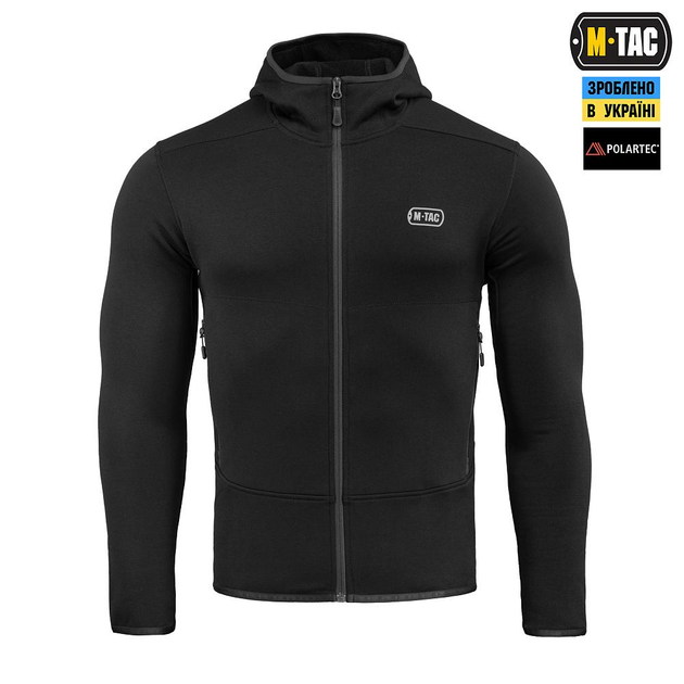 Кофта M-Tac Shadow Fleece Polartec Black Размер 2XL - изображение 2