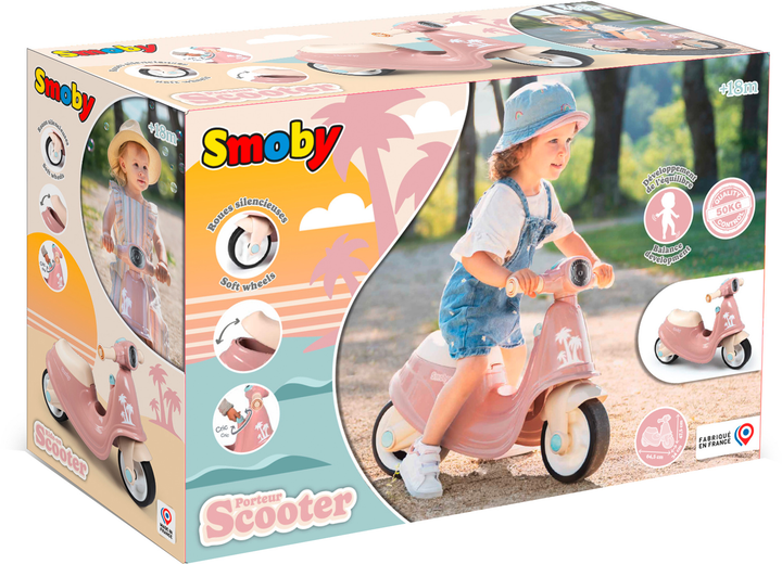 Скутер Smoby Toys рожевий (3032167210081) - зображення 1