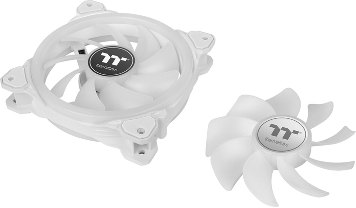 Набір вентиляторів Thermaltake SWAFAN 14 RGB 3 шт. Premium Edition White (4713227535625) - зображення 5