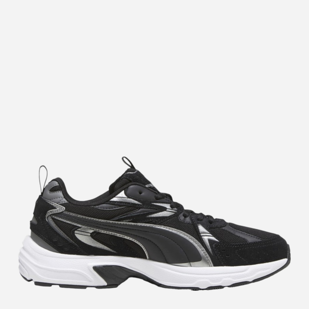 Buty do biegania męskie z amortyzacją Puma Milenio Tech Suede 393489-01 44.5 (10UK) Czarne (4099683182437) - obraz 1