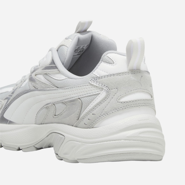 Buty sportowe męskie Puma Milenio Tech Suede 393489-02 42 (8UK) Białe (4099683182208) - obraz 6