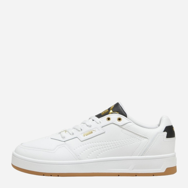 Sneakersy męskie skórzane Puma Court Classic Lux 395019-06 44 (9.5UK) Białe (4067979658669) - obraz 3