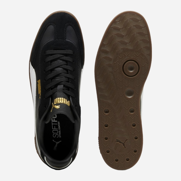 Sneakersy męskie skórzane Puma Club II Era 397447-02 42 (8UK) Czarne (4067979528849) - obraz 4