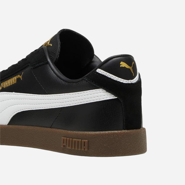 Sneakersy męskie skórzane Puma Club II Era 397447-02 43 (9UK) Czarne (4067979528863) - obraz 6