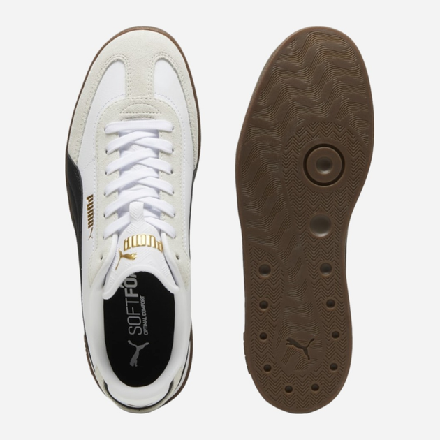 Sneakersy męskie skórzane Puma Club II Era 397447-07 42 (8UK) Białe (4067979300223) - obraz 4