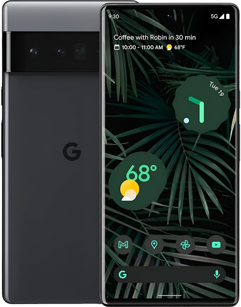 Мобільний телефон Google Pixel 6 Pro 5G 12/128GB DualSim Stormy Black (GA03149-DE) - зображення 1