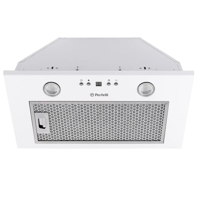 Витяжка повновбудована Perfelli BIET 5854 WH 1200 LED - Фото 1 Витяжка повновбудована Perfelli BIET 5854 WH 1200 LED - зображення 1