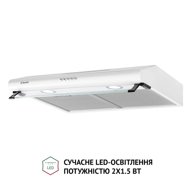 Вытяжка плоская Perfelli PL 6042 W LED - изображение 3