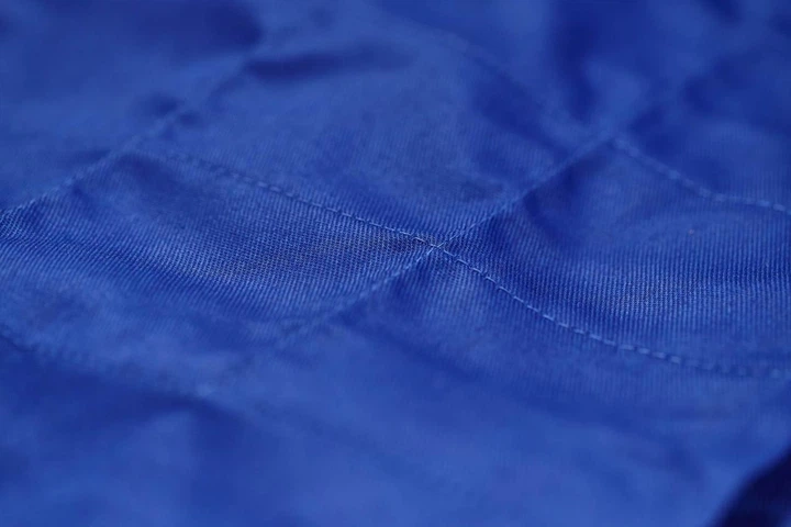Кимоно для дзюдо Adidas Club J350B Blue черные полосы р. 120 - изображение 3