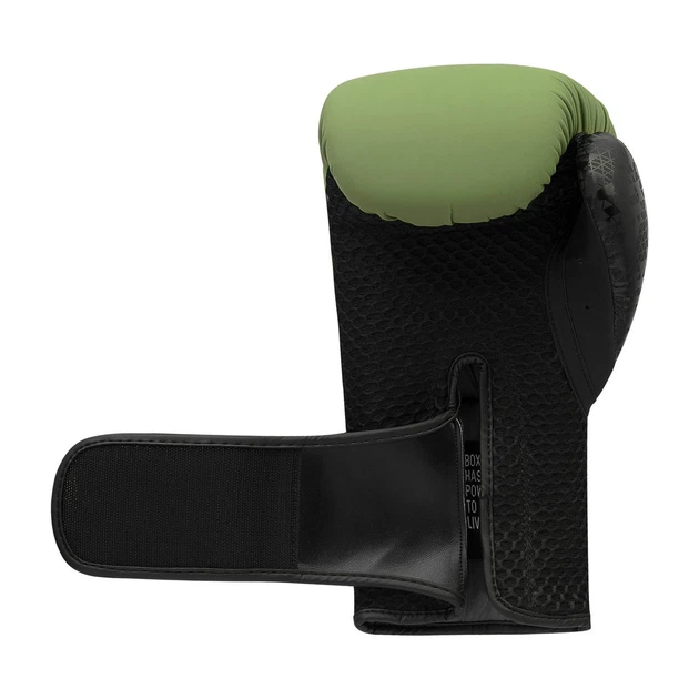 Боксерские перчатки Adidas x Anderson Silva (ADIAS50TG) Green/Black/Yellow 10 унций - изображение 6