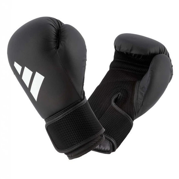 Дитячі боксерські рукавички Adidas Hybrid 25 (ADIH25) Black 8 унцій - зображення 2