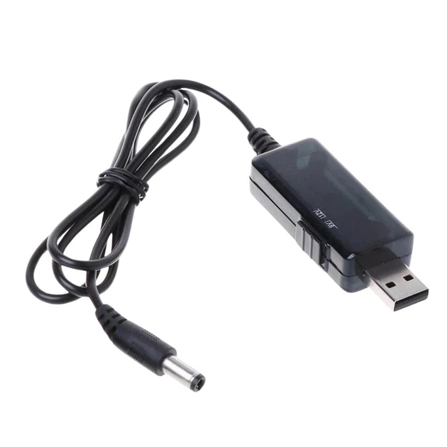 Кабель для роутера USB 5V в 9V і 12V Підвищує перехідник перетворювач живлення від повербанку - зображення 4
