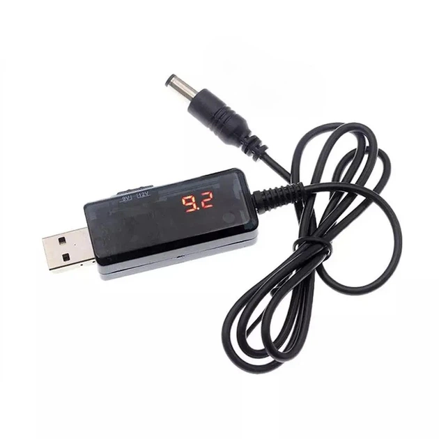Кабель для роутера USB 5V в 9V і 12V Підвищує перехідник перетворювач живлення від повербанку - зображення 7