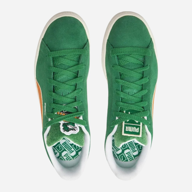 Sneakersy męskie do kostki Puma Suede Patch 395388-01 44.5 (10UK) Zielone (4099686227777) - obraz 5