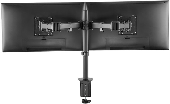 Настільне кріплення ULTRADESK Skeleton Double для 2 моніторів Чорний (UD-SKEL-DB) - зображення 5