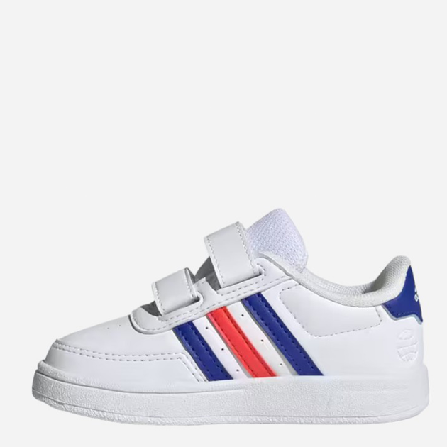 Дитячі кеди для хлопчика adidas Breaknet 2.0 CF I HP8971 26 Білі з синім і червоним (4066749944742) - зображення 3
