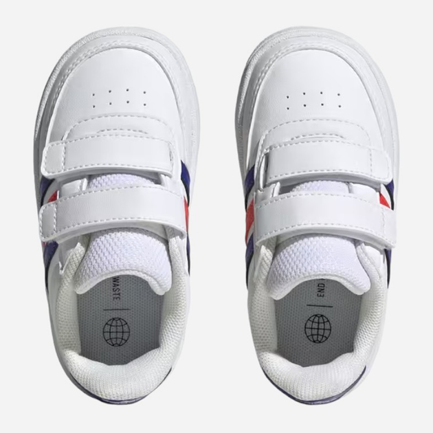 Дитячі кеди для хлопчика adidas Breaknet 2.0 CF I HP8971 26 Білі з синім і червоним (4066749944742) - зображення 5