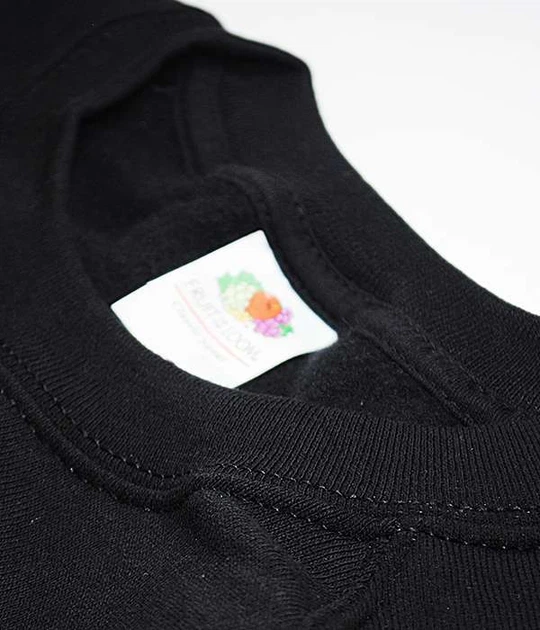 Реглан мужской Fruit of the Loom Classic raglan sweat M Черный (062216036M) - изображение 3