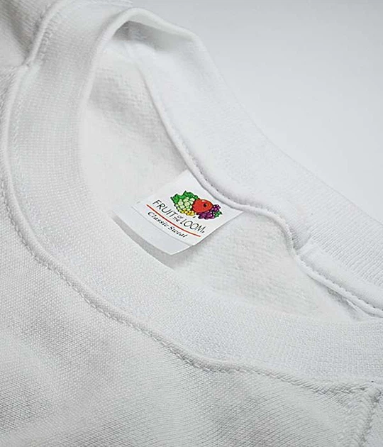 Реглан мужской Fruit of the Loom Classic raglan sweat L Белый (062216030L) - изображение 3