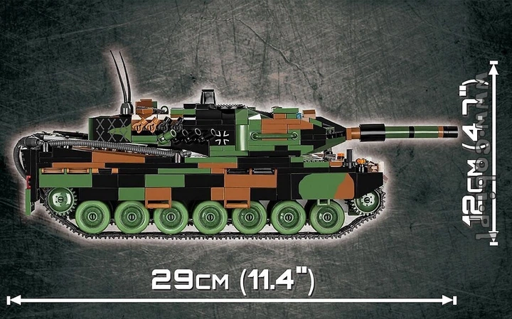 Блоковий конструктор COBI 2620 Leopard 2A5 TVM - изображение 6